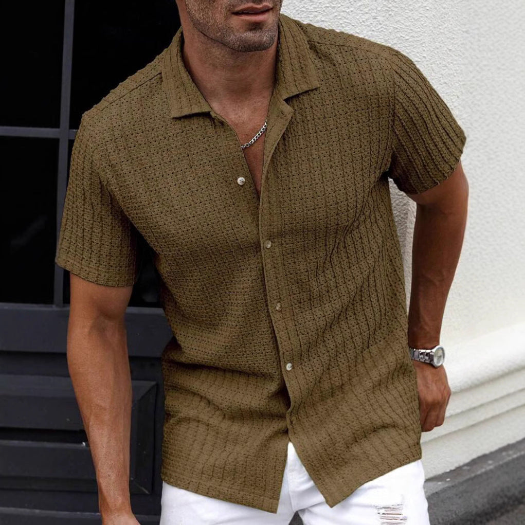 New Men's Fashion Casual Slim Top